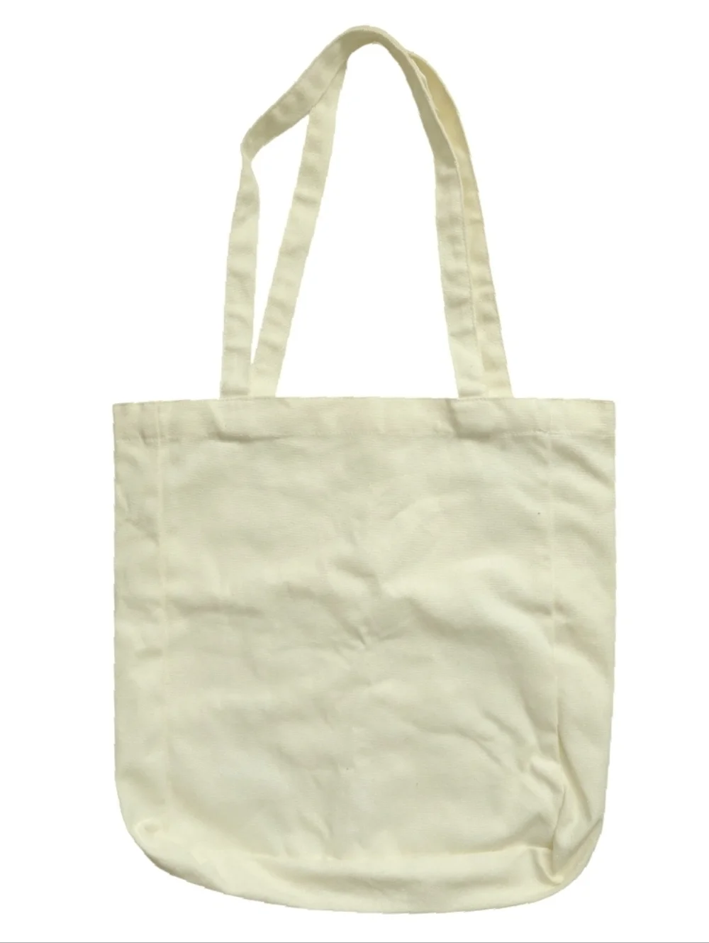 Canvas Embroidered  Wildflower Floral Tote Bag Cream New